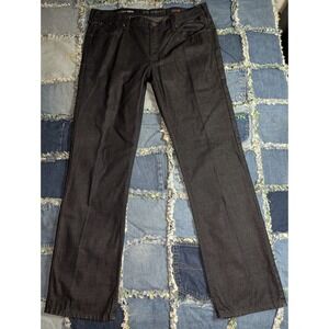 Vtg Marc Ecko Jeans Black Baggy Hip Hop Grunge Gothic Y2K Men's 38x36 (38x34)